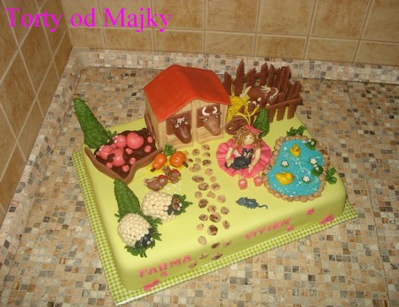 stracciatela korpus, čokoládová plnka, maliny, váha: 5,4 kg