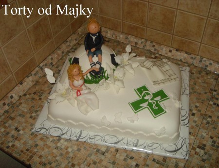 čoko korpus, smotanová plnka, ovocie, váha: 6,1 kg